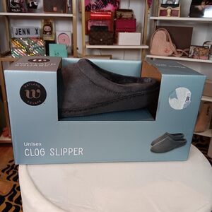Wayland Square Memory Foam Unisex CLOG SLIPPERS SM (Men 6-7, Women 7-8) Gray NIB